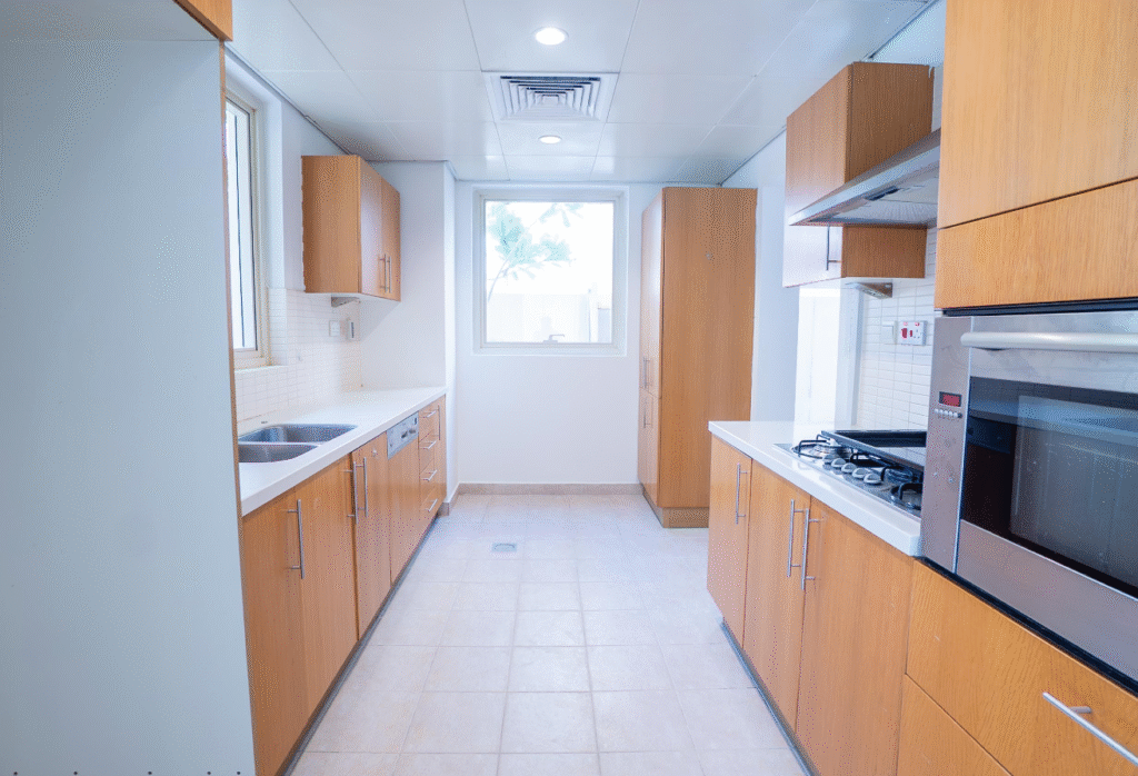 Upgraded 3 bedroom villa for sale in Al Raha Gardens (Hemaim Community)