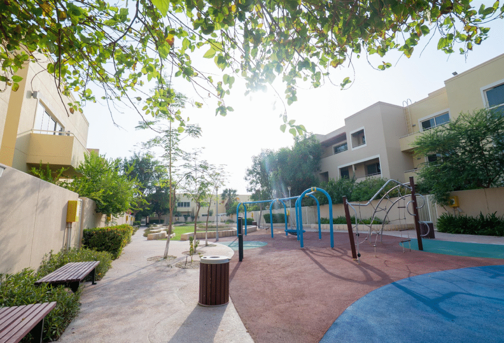 Upgraded 3 bedroom villa for sale in Al Raha Gardens (Hemaim Community)
