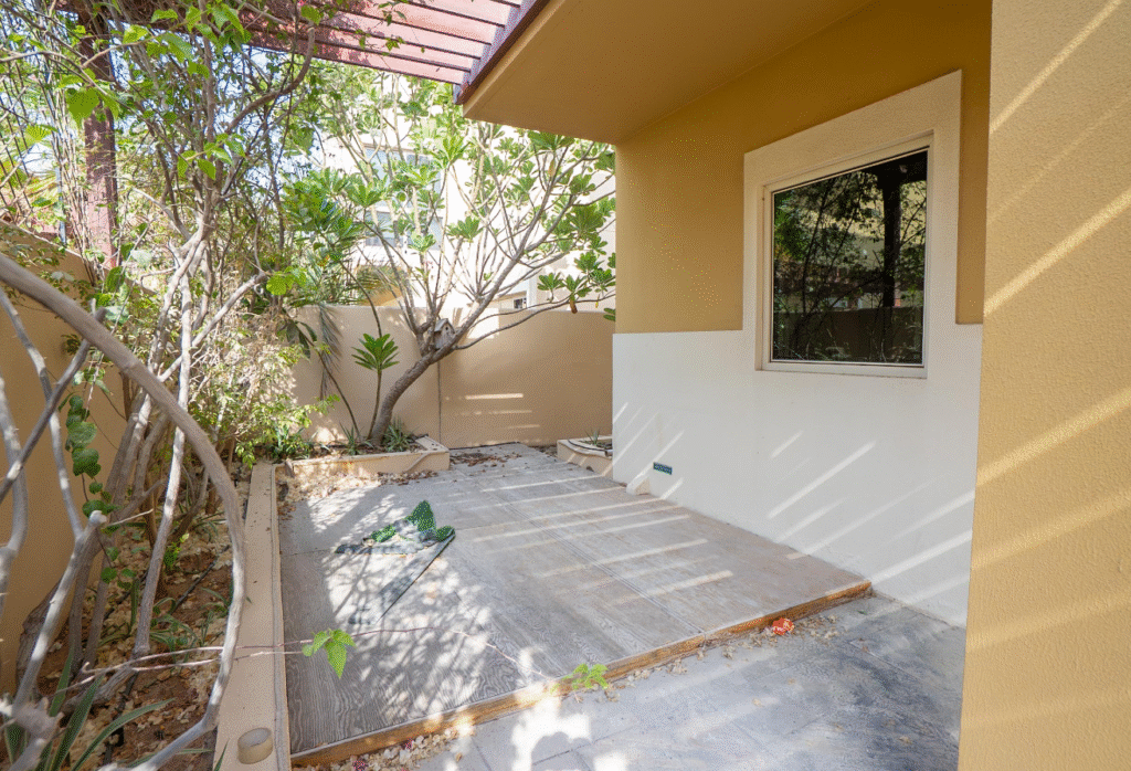 Upgraded 3 bedroom villa for sale in Al Raha Gardens (Hemaim Community)