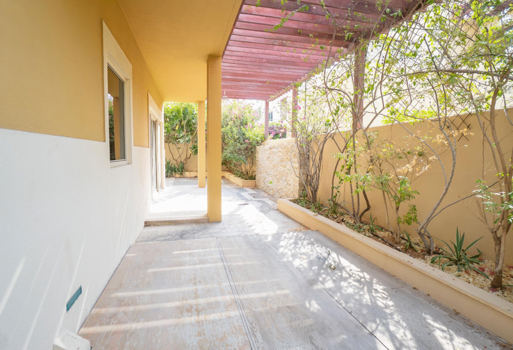 Upgraded 3 bedroom villa for sale in Al Raha Gardens (Hemaim Community)