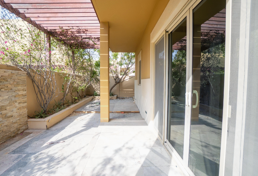 Upgraded 3 bedroom villa for sale in Al Raha Gardens (Hemaim Community)