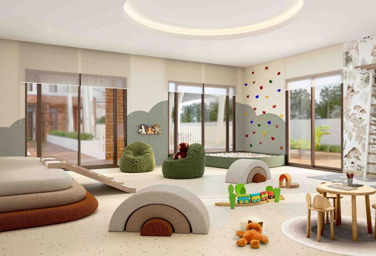 Studio apartment for sale in Bloom Living Granada Zayed City Abu Dhabi with balcony, garden and pool views, modern design, and high RO