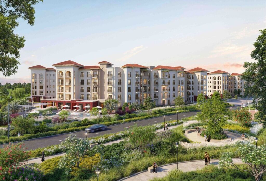 Studio apartment for sale in Bloom Living Granada Zayed City Abu Dhabi with balcony, garden and pool views, modern design, and high RO