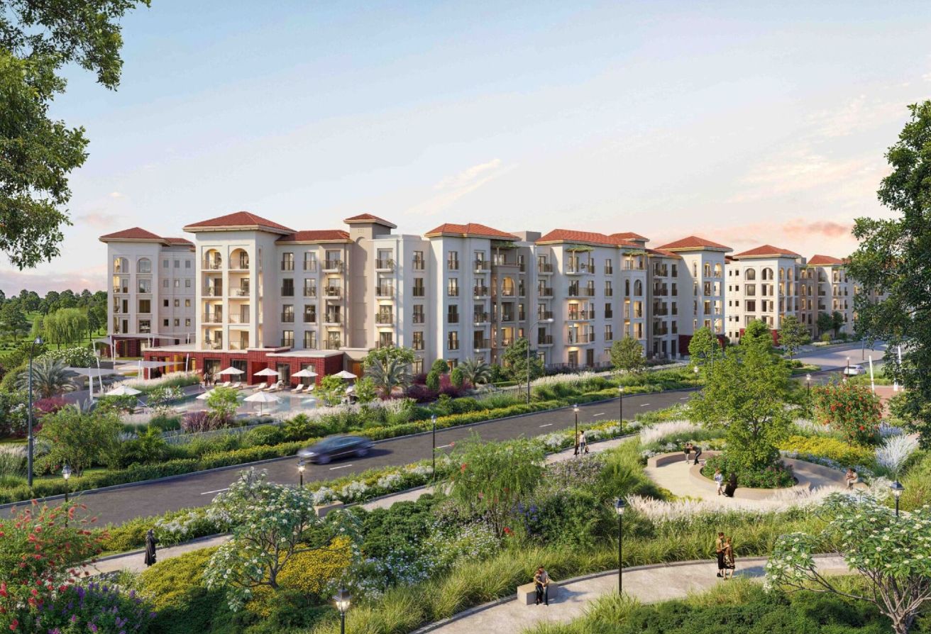 Studio apartment for sale in Bloom Living Granada Zayed City Abu Dhabi with balcony, garden and pool views, modern design, and high RO