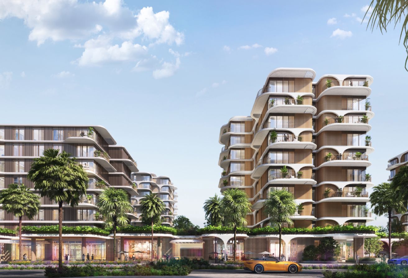 1-bedroom apartment for sale in The Beach House Fahid Island Abu Dhabi with terrace and partial sea view in a boutique waterfront community