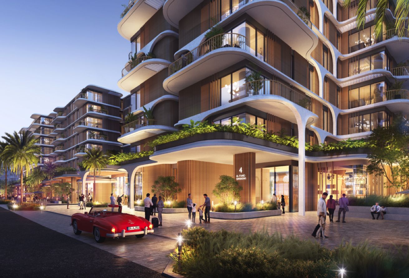 Modern 1BR apartment for sale in The Beach House Fahid Island Abu Dhabi, partial sea view, boutique design, and strong ROI potential