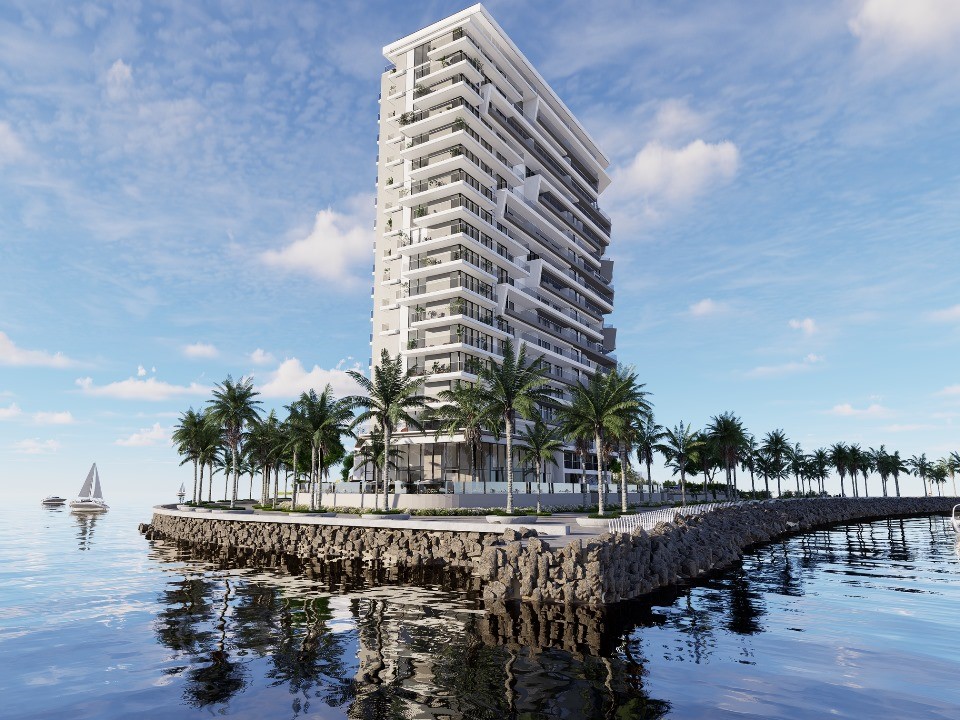 Modern 1-bedroom apartment for sale in Icon Tower Yas Island Abu Dhabi with balcony, water views, and premium community amenities