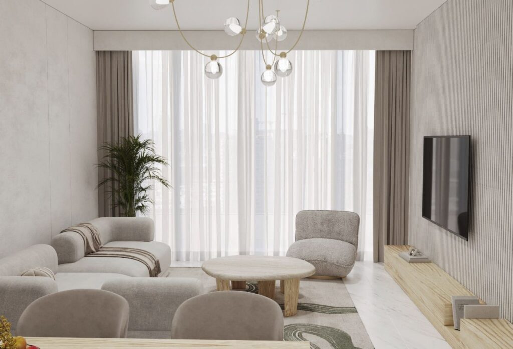 High-floor sea view studio apartment Radiant Marina Shams Abu Dhabi Al Reem Island for sale with balcony and payment plan