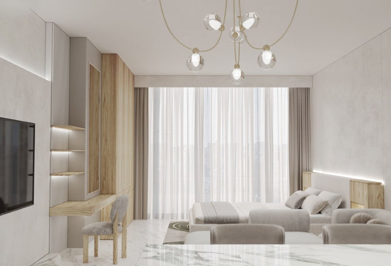 High-floor sea view studio apartment Radiant Marina Shams Abu Dhabi Al Reem Island for sale with balcony and payment plan