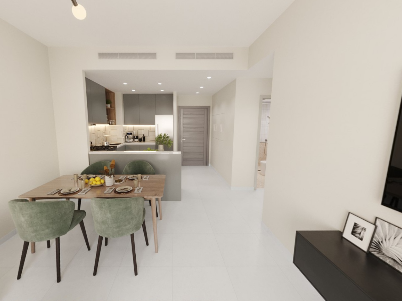 Affordable 2-bedroom apartment Reeman Living 2A Al Shamkha Abu Dhabi with balcony, modern design, and 50% already paid