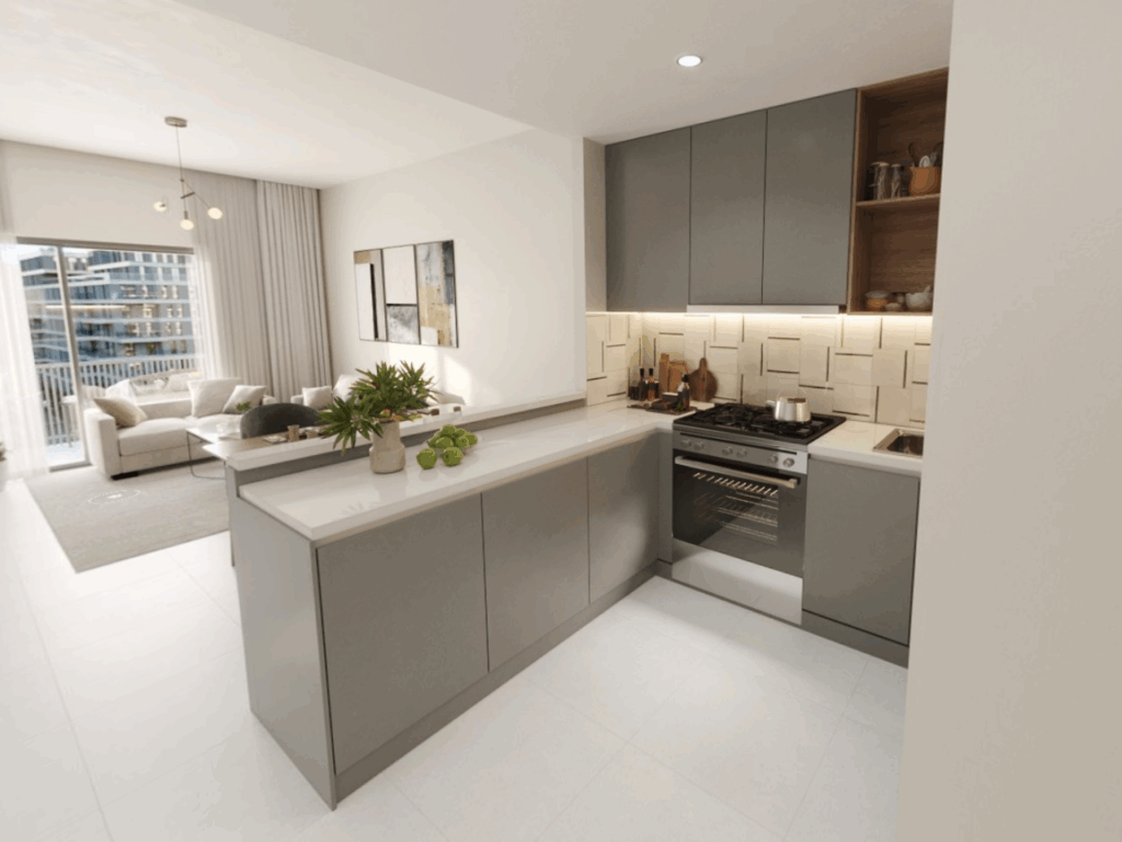 Affordable 2-bedroom apartment Reeman Living 2A Al Shamkha Abu Dhabi with balcony, modern design, and 50% already paid