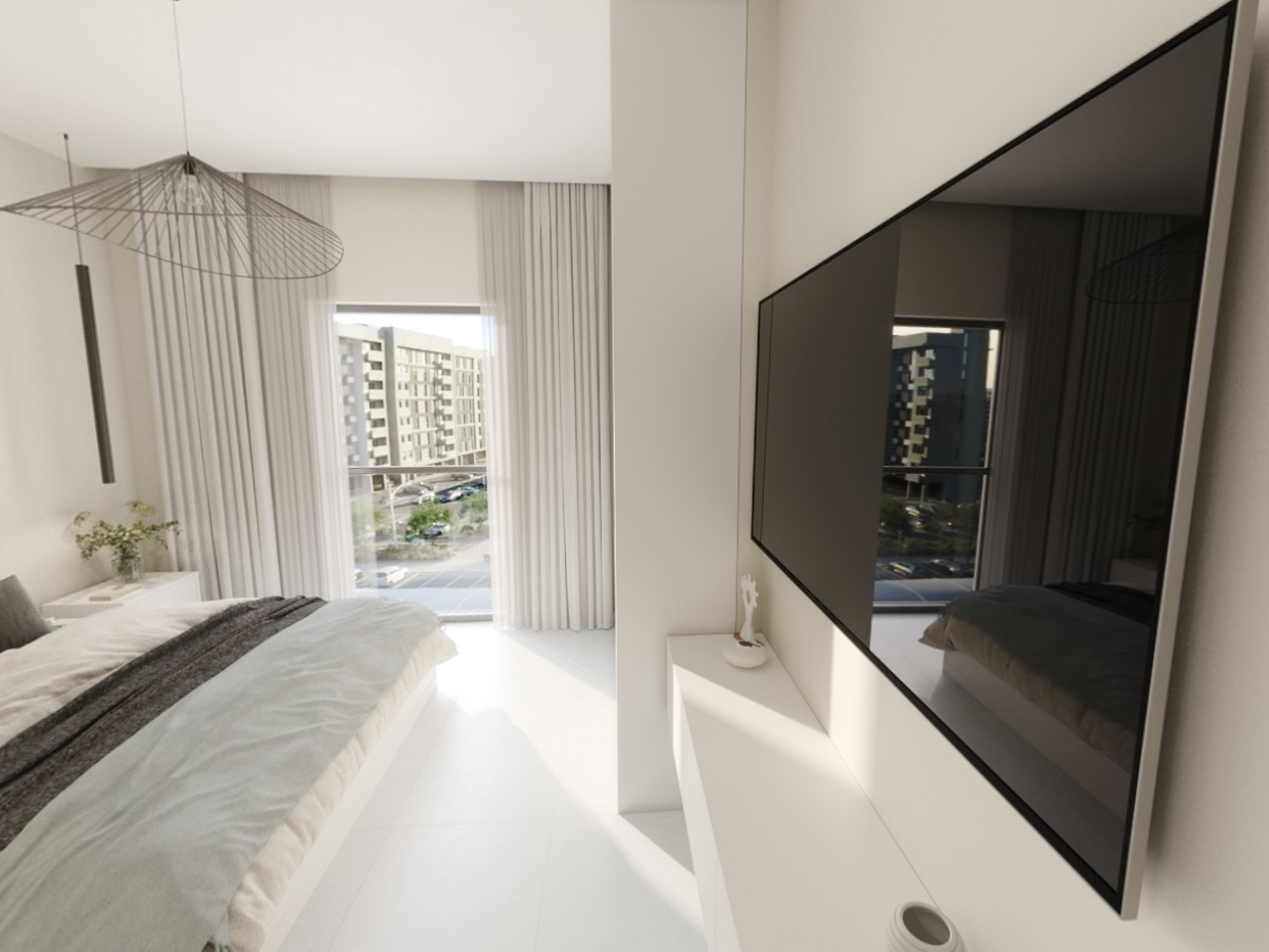 Affordable 2-bedroom apartment Reeman Living 2A Al Shamkha Abu Dhabi with balcony, modern design, and 50% already paid