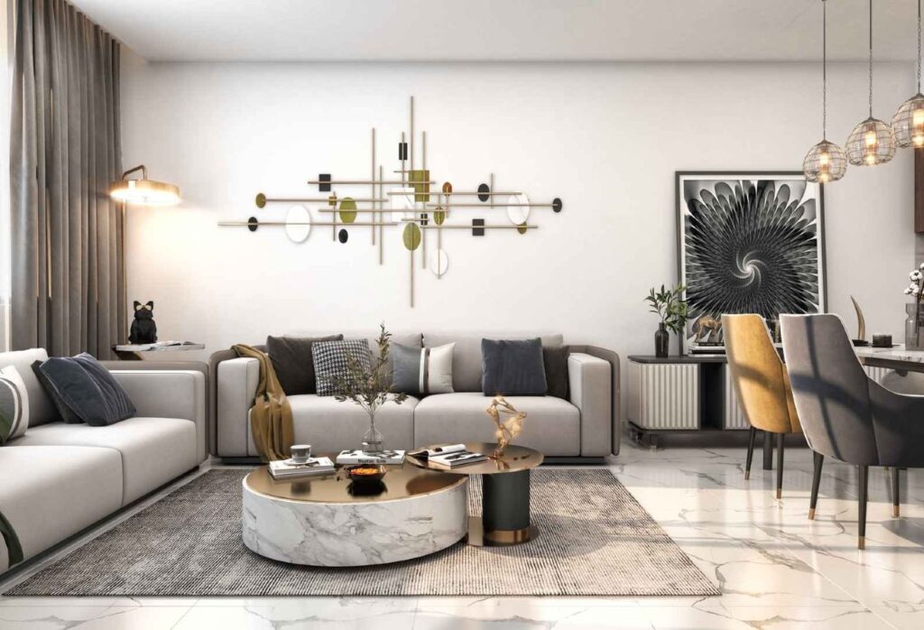 Resale furnished 2 bedroom apartment with balcony Reportage Plaza 2 Masdar City Abu Dhabi