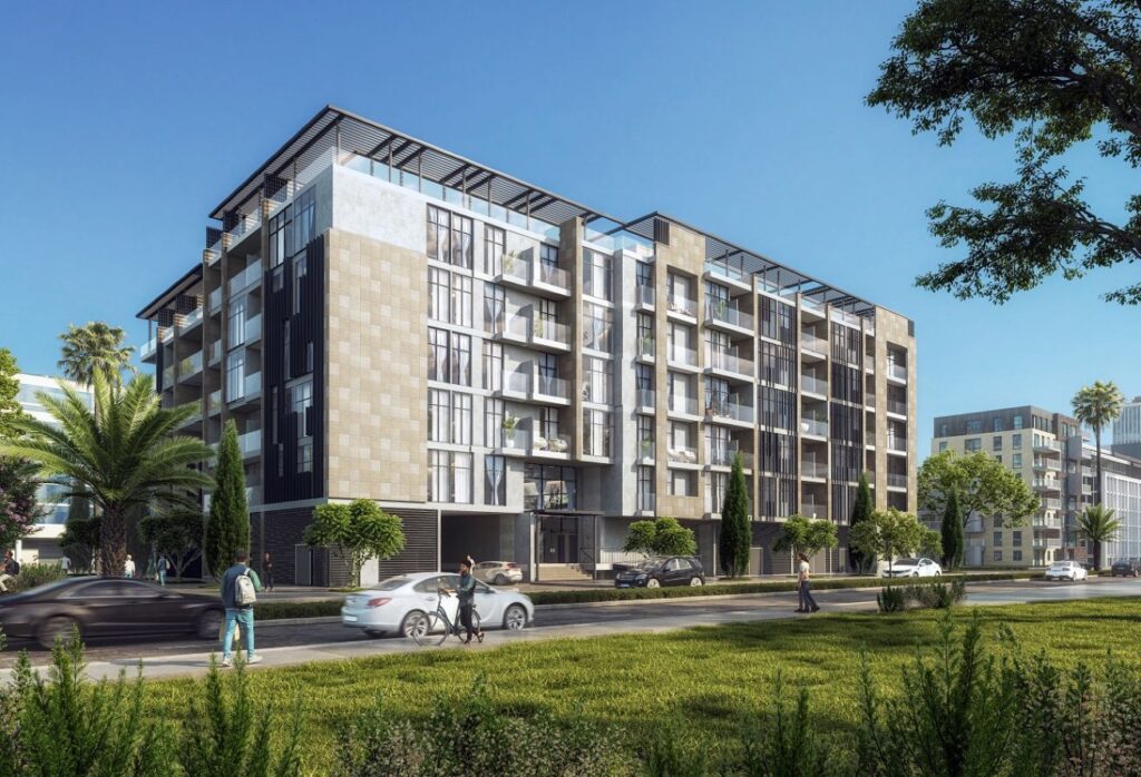 Resale furnished 2 bedroom apartment with balcony Reportage Plaza 2 Masdar City Abu Dhabi