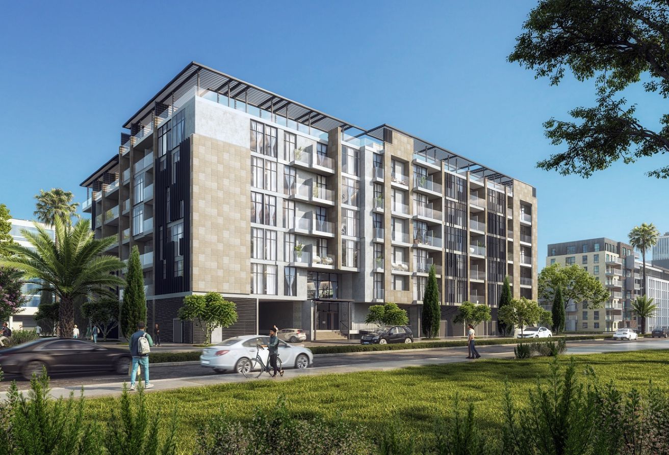 Resale furnished 2 bedroom apartment with balcony Reportage Plaza 2 Masdar City Abu Dhabi