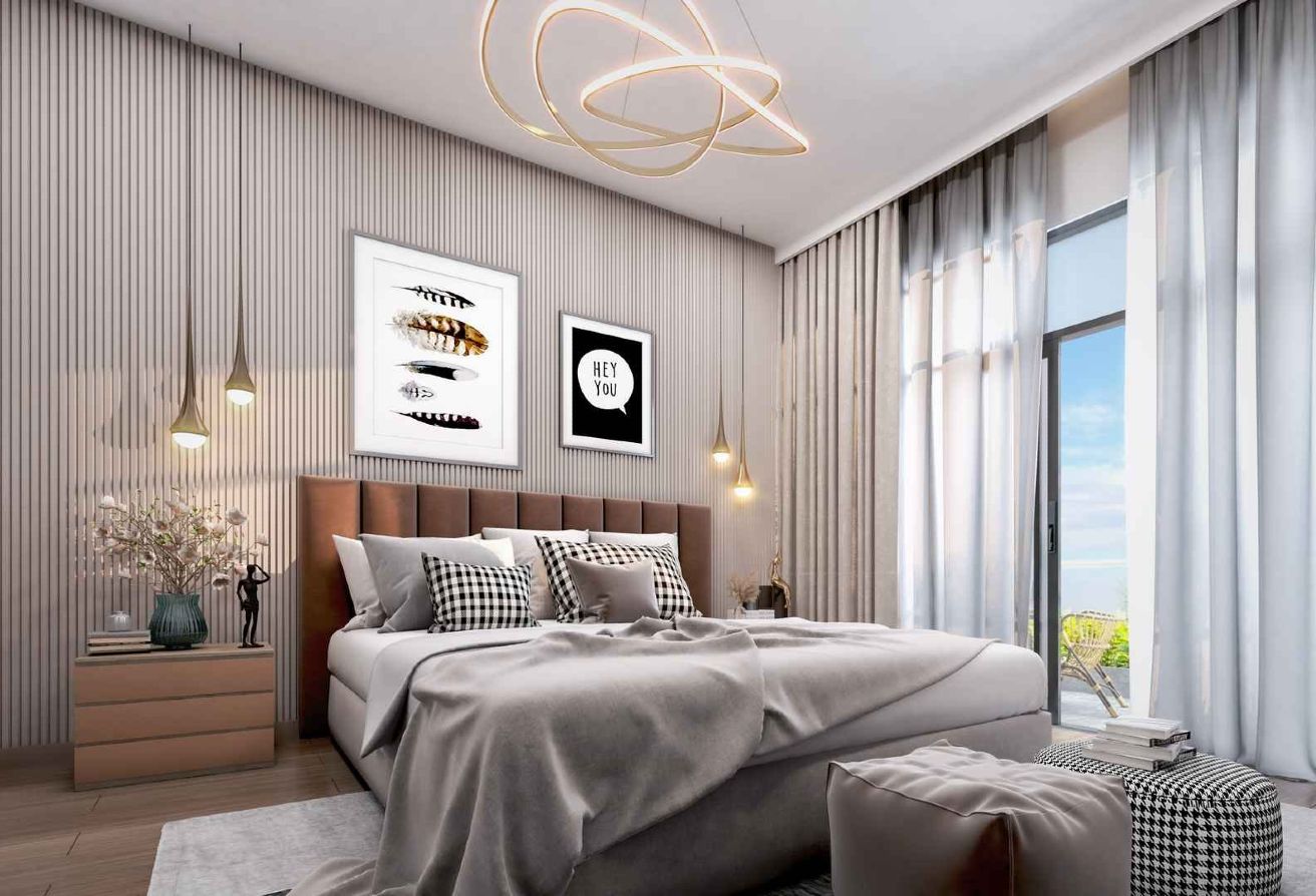 Resale furnished 2 bedroom apartment with balcony Reportage Plaza 2 Masdar City Abu Dhabi