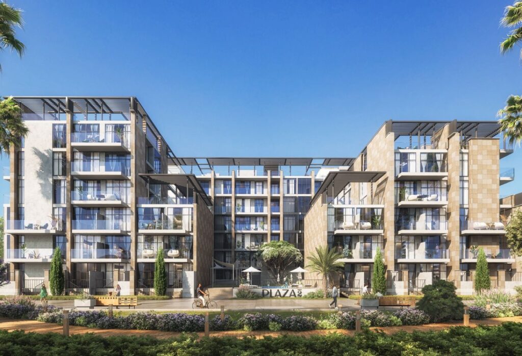 Resale furnished 2 bedroom apartment with balcony Reportage Plaza 2 Masdar City Abu Dhabi