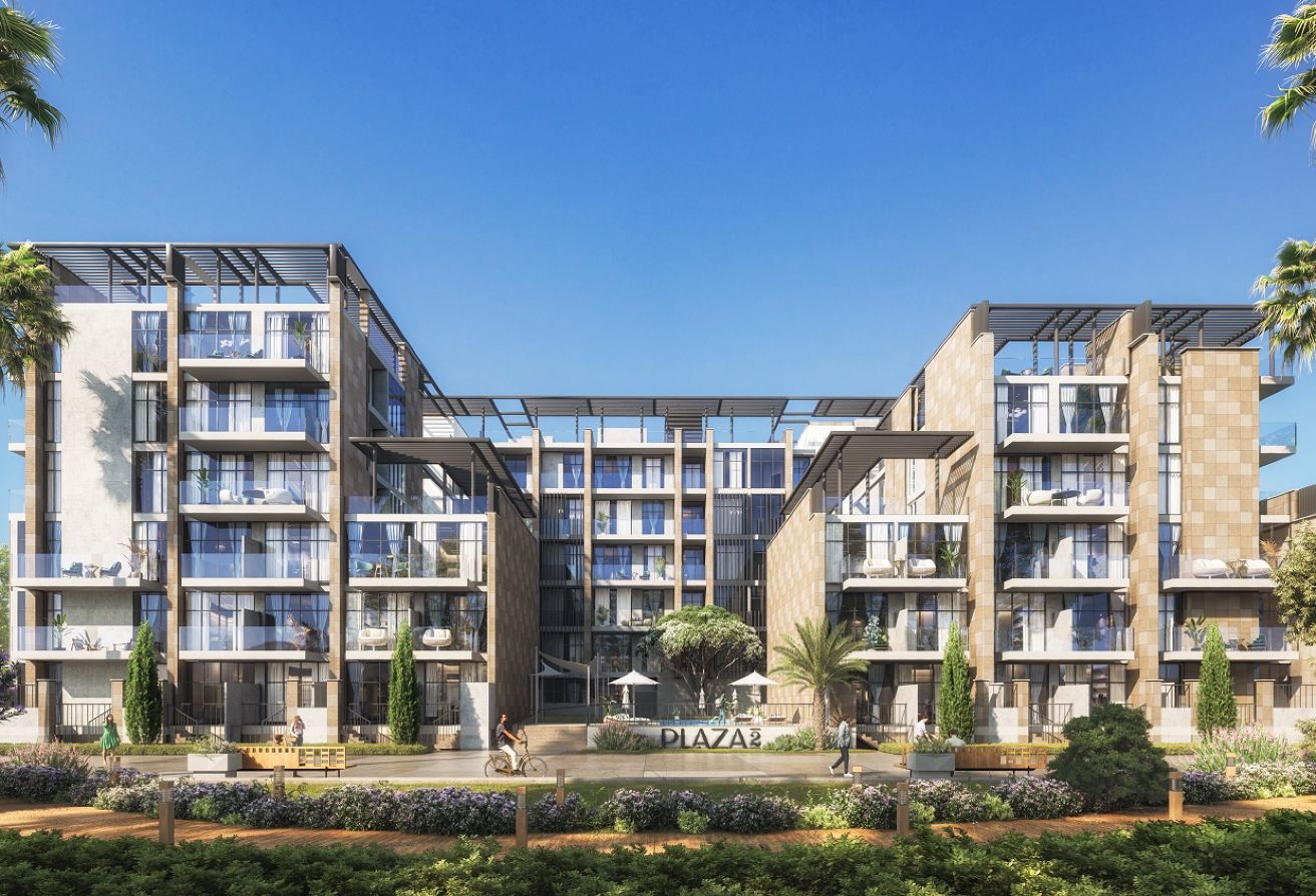 Resale furnished 2 bedroom apartment with balcony Reportage Plaza 2 Masdar City Abu Dhabi