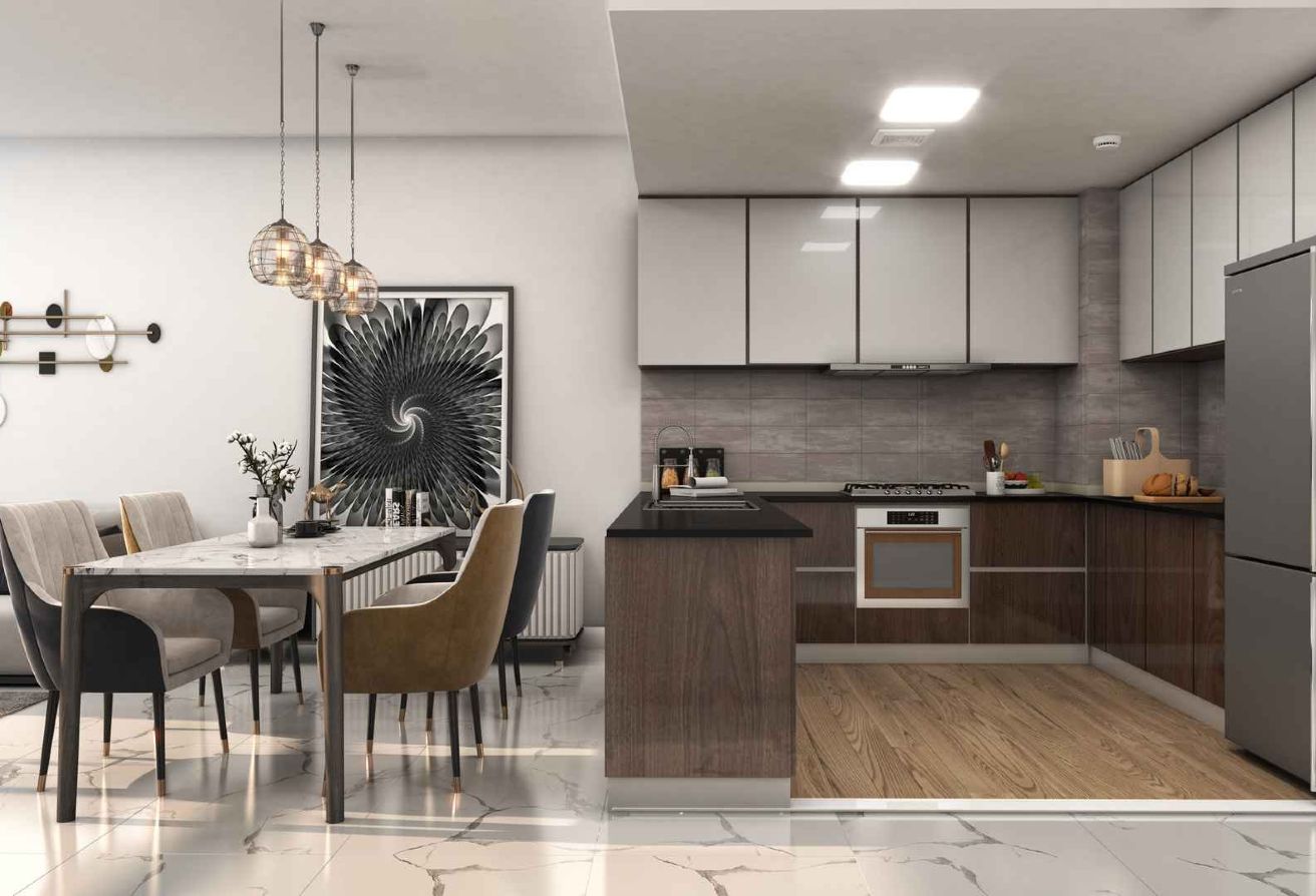 Resale furnished 2 bedroom apartment with balcony Reportage Plaza 2 Masdar City Abu Dhabi