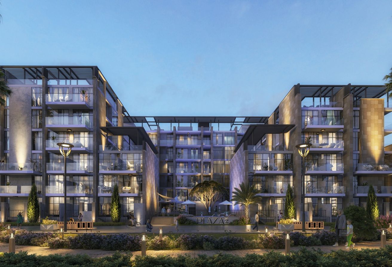 Resale furnished 2 bedroom apartment with balcony Reportage Plaza 2 Masdar City Abu Dhabi