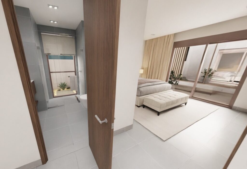 5-bedroom corner villa for sale in Al Sidr Saadiyat Lagoons Abu Dhabi, double row, Q1 2026 handover, with maid and driver rooms and landscaped garden