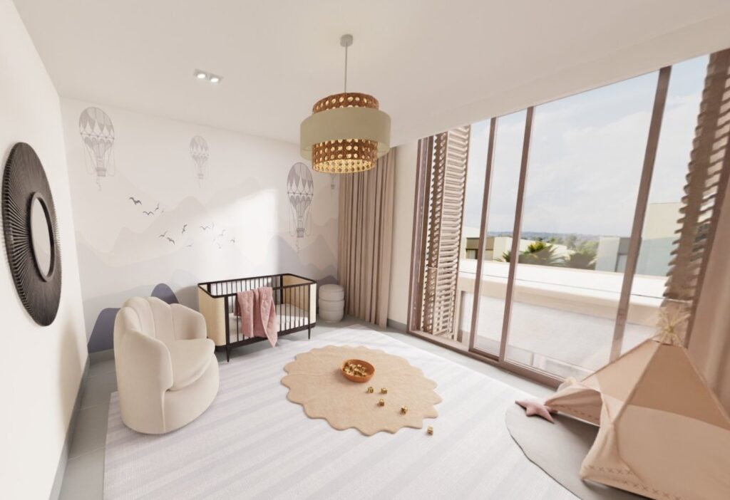 5-bedroom corner villa for sale in Al Sidr Saadiyat Lagoons Abu Dhabi, double row, Q1 2026 handover, with maid and driver rooms and landscaped garden