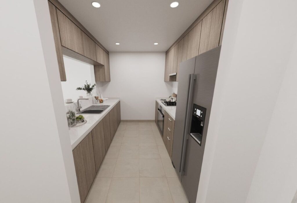 2-bedroom furnished apartment for sale in Views B, Yas Golf Collection, Yas Island Abu Dhabi – golf, pool, and sea views