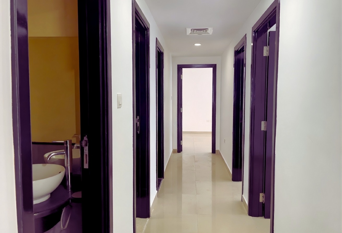 3-bedroom apartment for sale in Tower 21, Al Reef Downtown Abu Dhabi – spacious family home with maid’s room and terrace