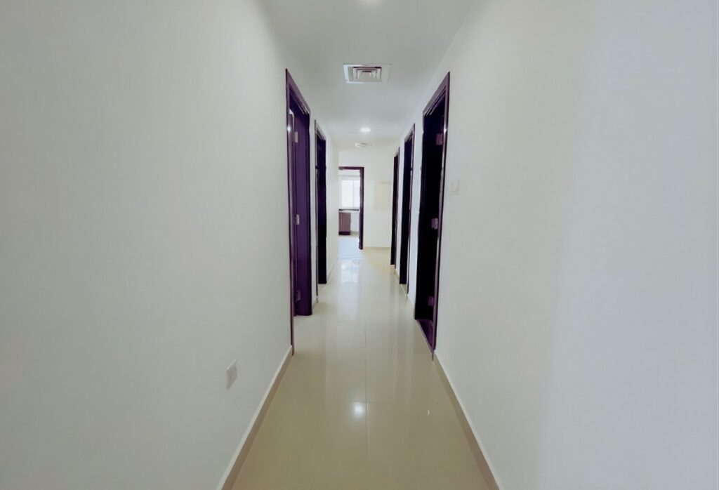 3-bedroom apartment for sale in Tower 21, Al Reef Downtown Abu Dhabi – spacious family home with maid’s room and terrace
