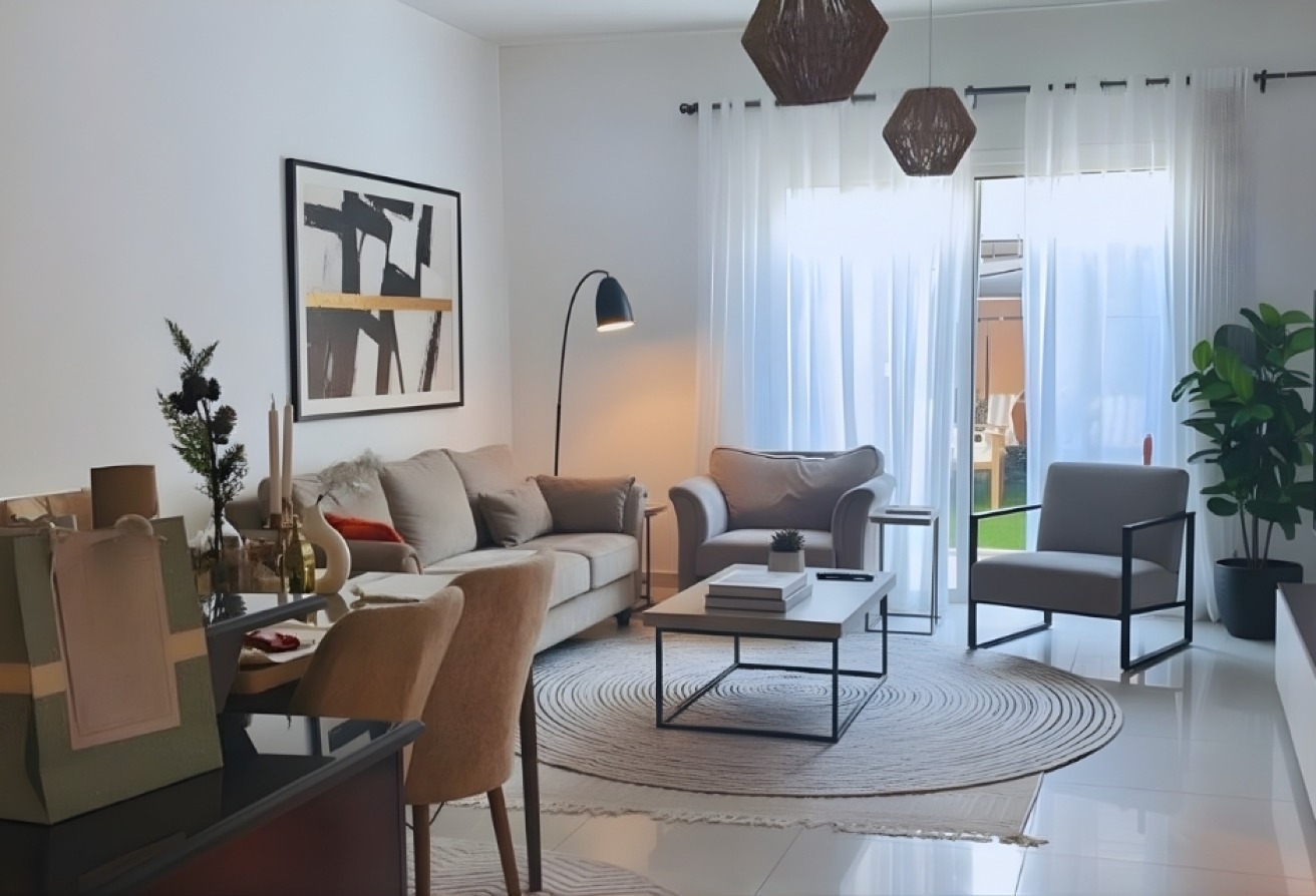 3-bedroom Mediterranean Style villa for sale in Al Reef Villas Abu Dhabi – family home with private garden and terrace