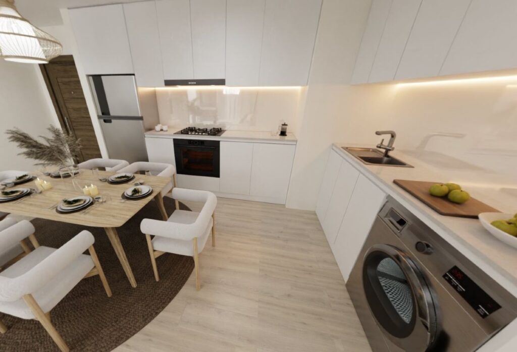 1-bedroom condo for sale in The Sustainable City Yas Island Abu Dhabi eco friendly apartment with balcony by Aldar