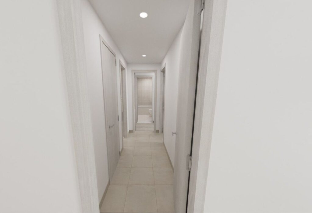 2-bedroom furnished apartment for sale in Views B, Yas Golf Collection, Yas Island Abu Dhabi – golf, pool, and sea views