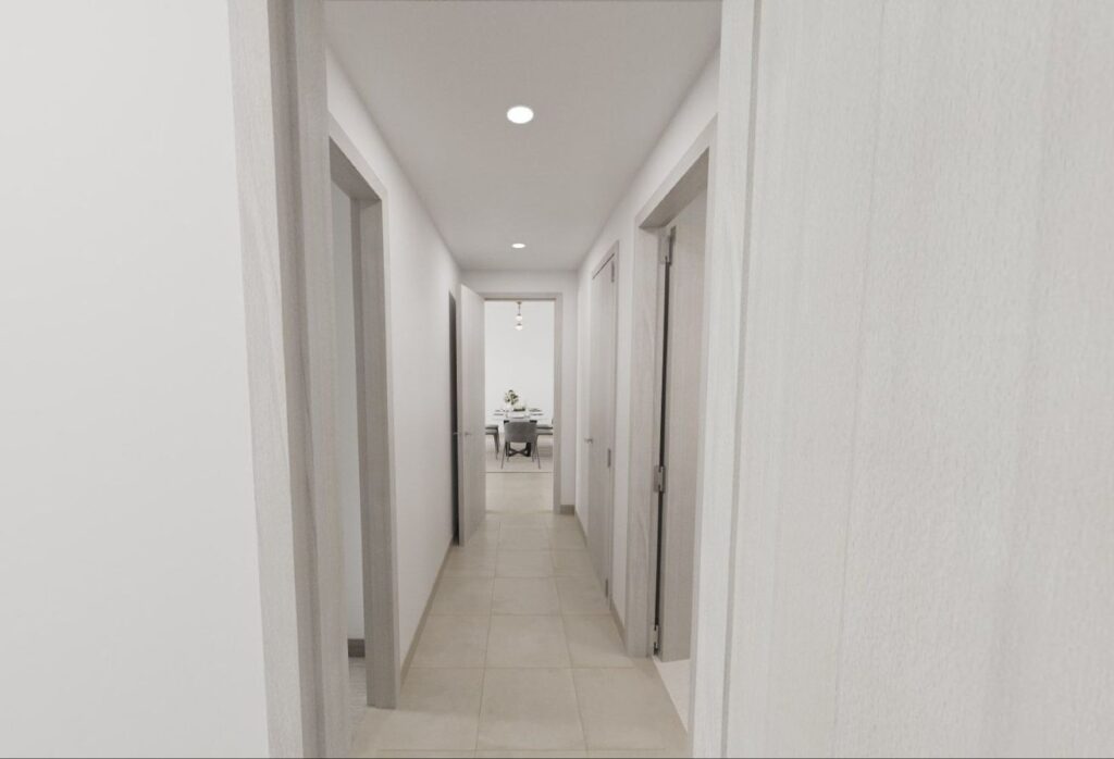 2-bedroom furnished apartment for sale in Views B, Yas Golf Collection, Yas Island Abu Dhabi – golf, pool, and sea views