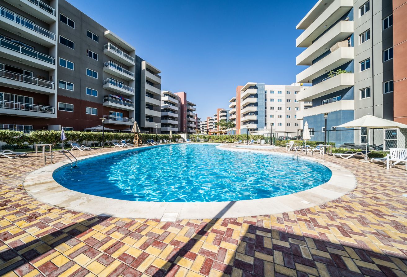 Affordable 1-bedroom apartment Tower 30 Al Reef Downtown Abu Dhabi.