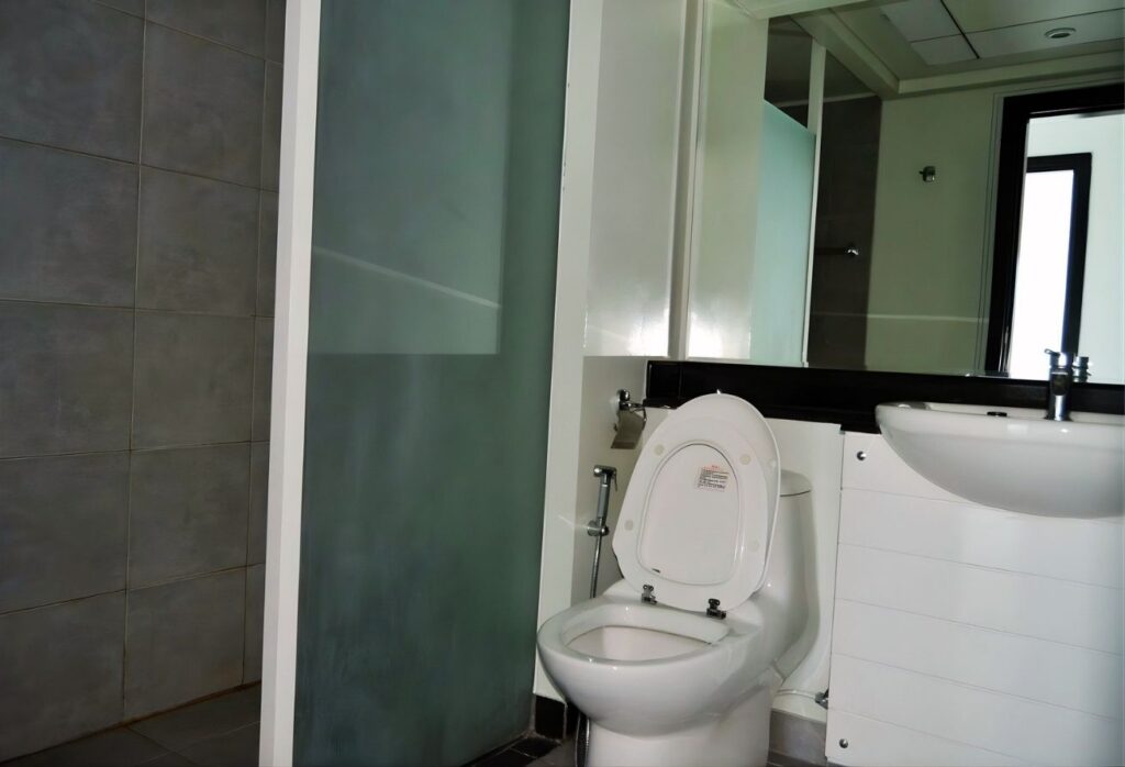 Affordable 2-bedroom rented apartment Al Reef Downtown Abu Dhabi.