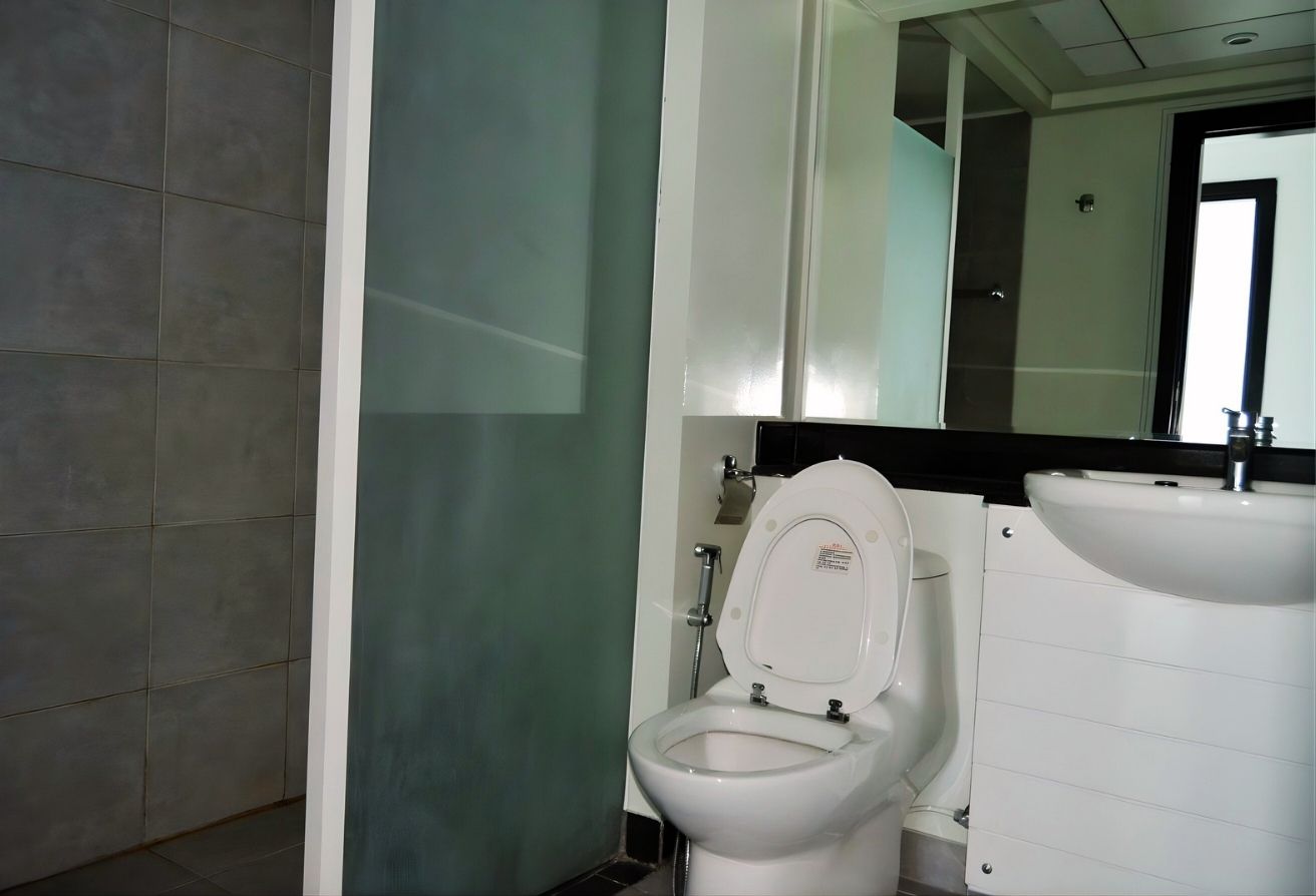 Affordable 2-bedroom rented apartment Al Reef Downtown Abu Dhabi.