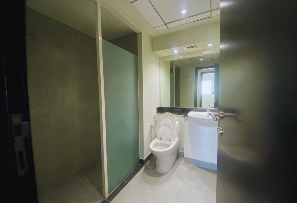 Affordable 2-bedroom rented apartment Al Reef Downtown Abu Dhabi.