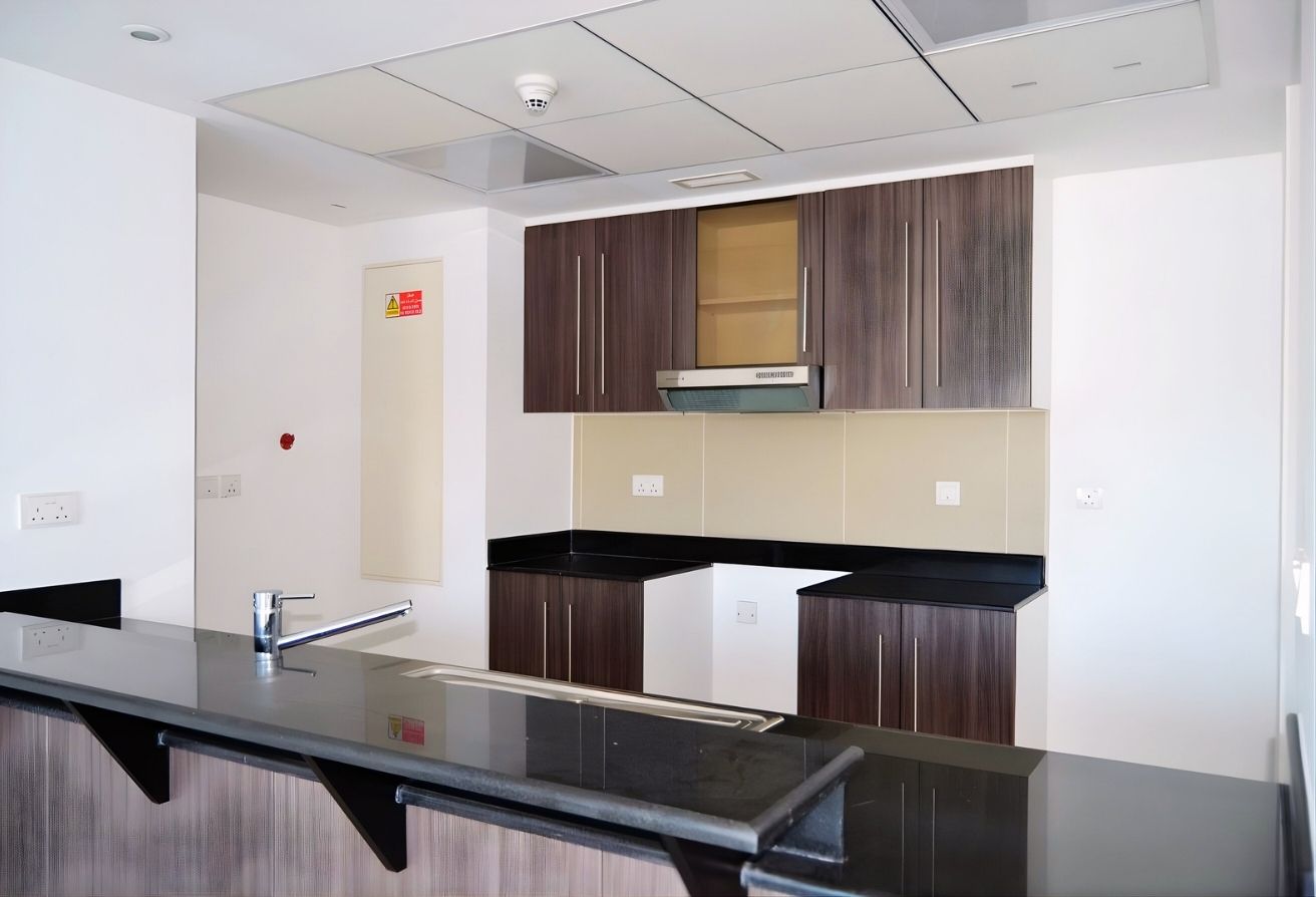 Affordable 2-bedroom rented apartment Al Reef Downtown Abu Dhabi.