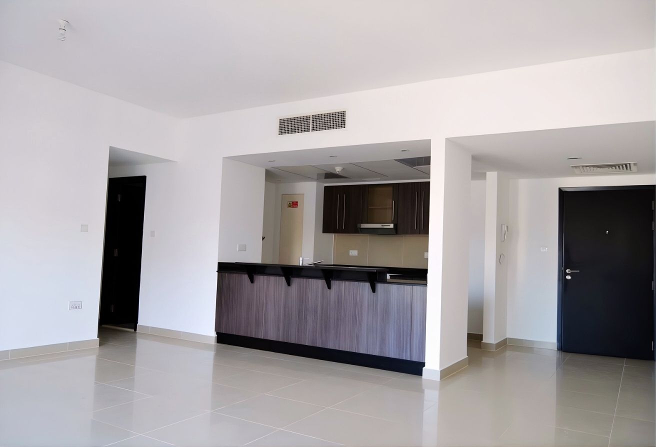 Affordable 2-bedroom rented apartment Al Reef Downtown Abu Dhabi.