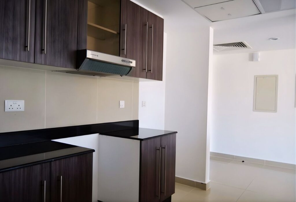 Affordable 2-bedroom rented apartment Al Reef Downtown Abu Dhabi.
