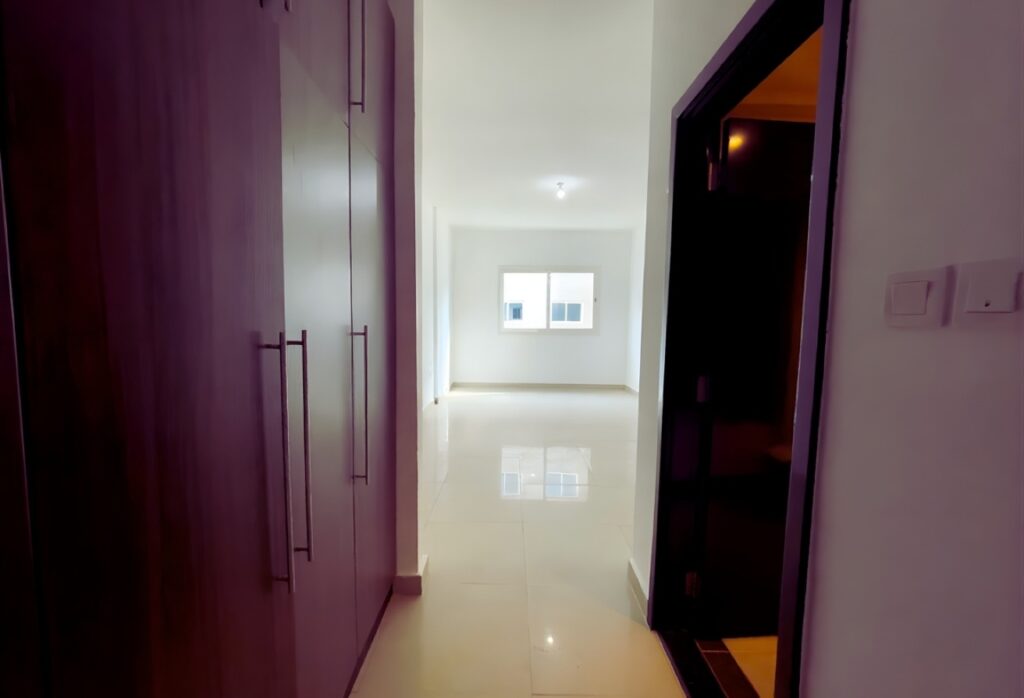 3-bedroom apartment for sale in Tower 18 Al Reef Downtown Abu Dhabi – modern family home with maid’s room and balcony