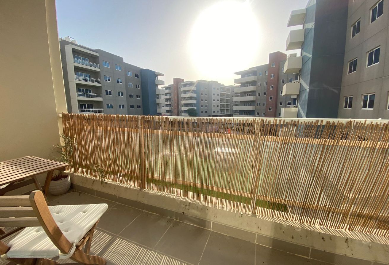 1-bedroom apartment with balcony Tower 29 Al Reef Downtown Abu Dhabi.