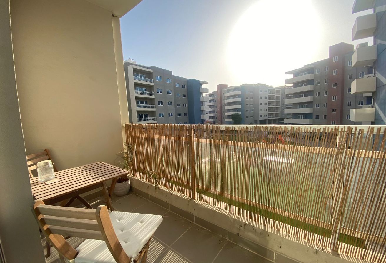 1-bedroom apartment with balcony Tower 29 Al Reef Downtown Abu Dhabi.