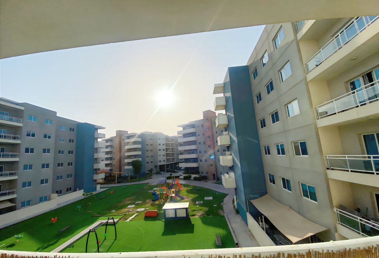 1-bedroom apartment with balcony Tower 29 Al Reef Downtown Abu Dhabi.