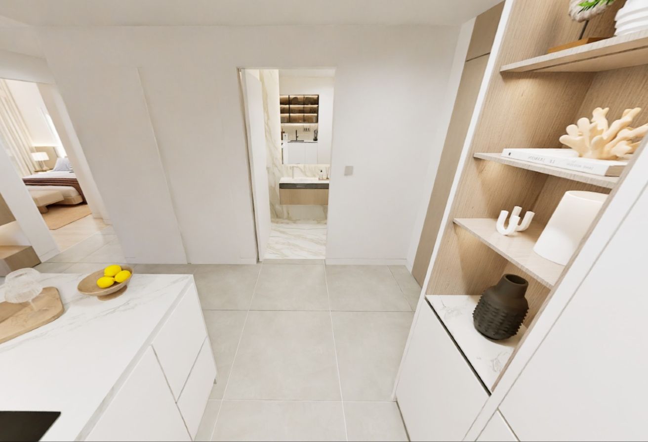 Spacious 1-bedroom beach access apartment Fahid Island Abu Dhabi.