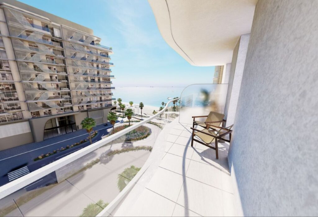 Spacious 1-bedroom beach access apartment Fahid Island Abu Dhabi.