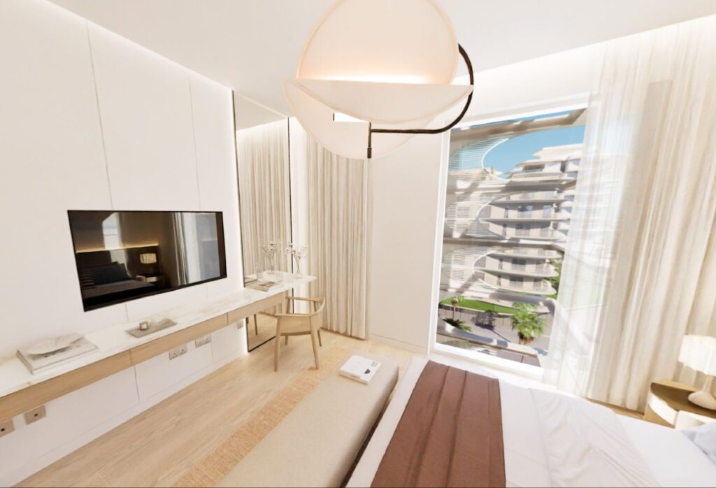 Spacious 1-bedroom beach access apartment Fahid Island Abu Dhabi.