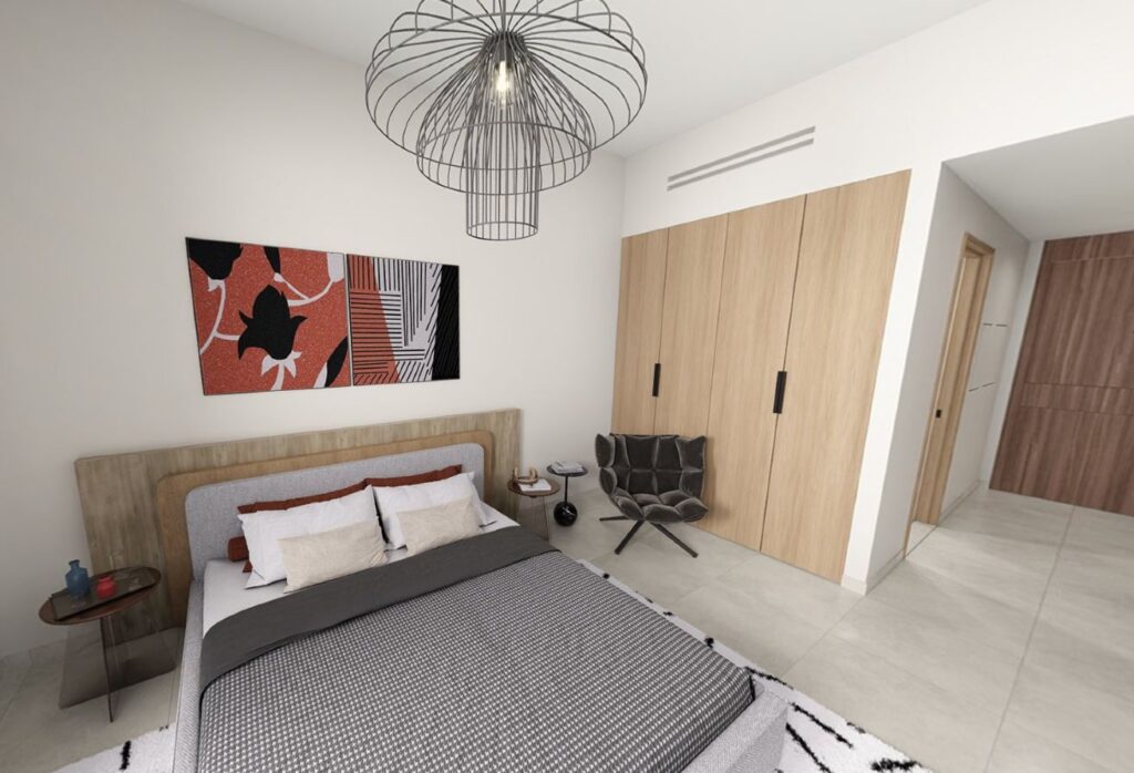Modern studio apartment in Manarat Living Saadiyat Cultural District Abu Dhabi.