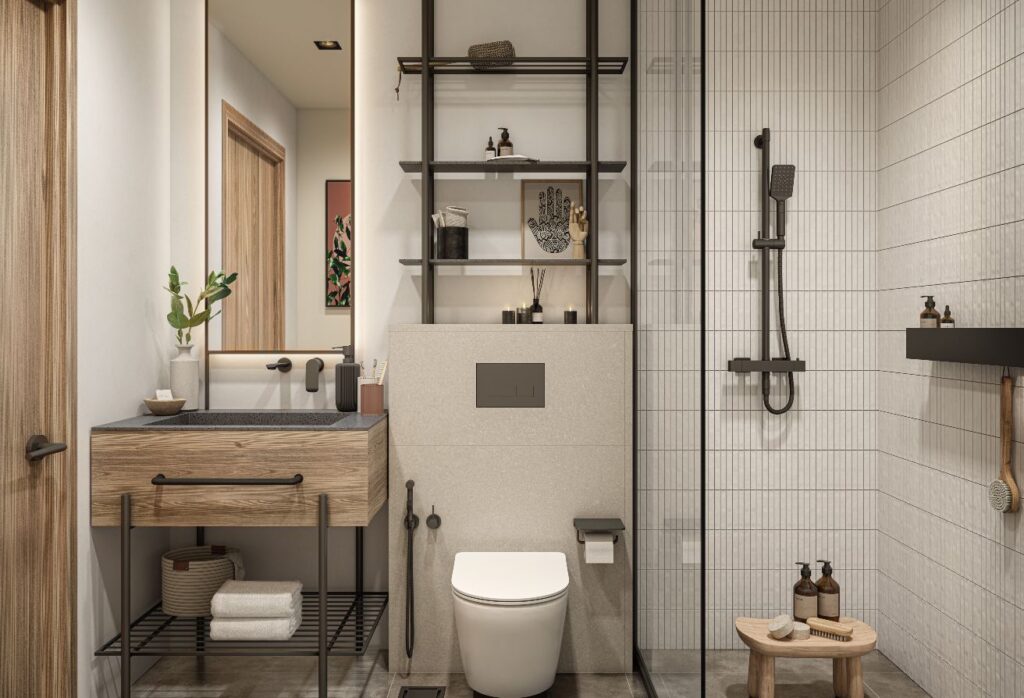 Modern studio apartment in Manarat Living Saadiyat Cultural District Abu Dhabi.