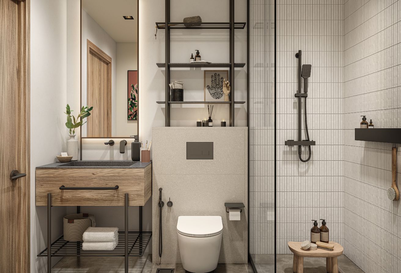 Modern studio apartment in Manarat Living Saadiyat Cultural District Abu Dhabi.